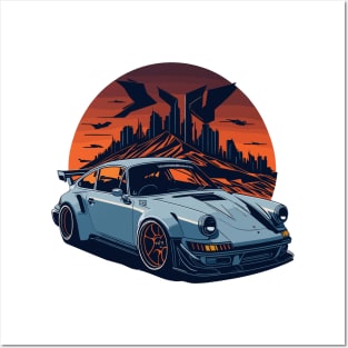 Porsche 911 GT 3 Turbo Classic Car Posters and Art